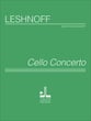 Cello Concerto Orchestra Scores/Parts sheet music cover